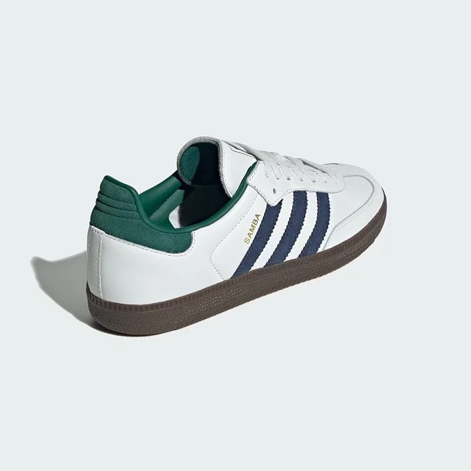 Кроссовки adidas Originals Samba OG White/Collegiate Green/Active Green