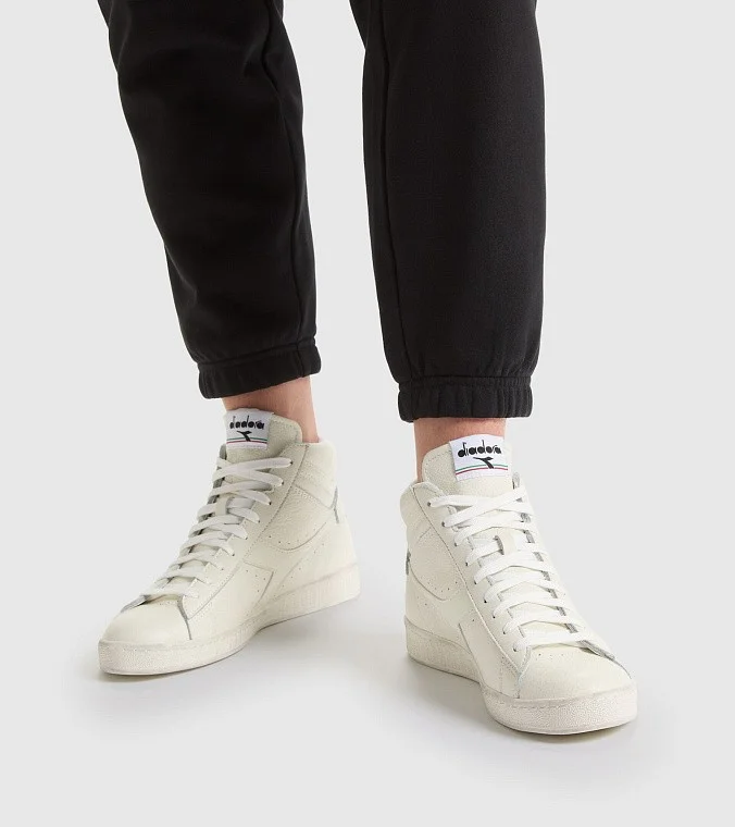 Кроссовки Diadora Game L High Waxed White / White / White