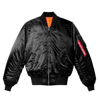 Куртка бомбер мужская Alpha Industries MA-1 Black