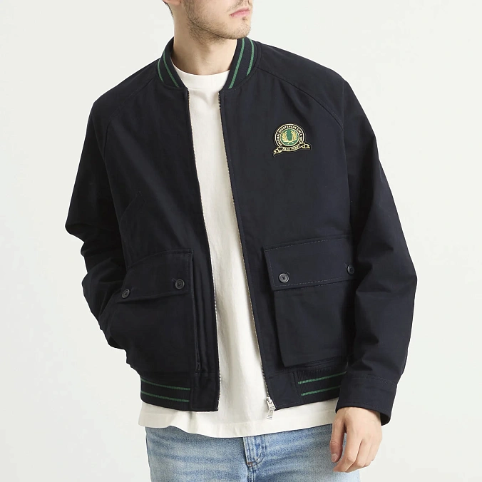 Бомбер Fred Perry Tennis Badge Bomber Jacket